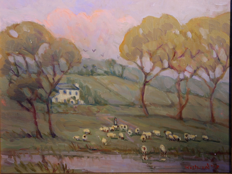English landscape oil
